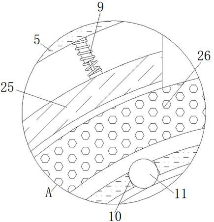 A power cable sorting auxiliary device