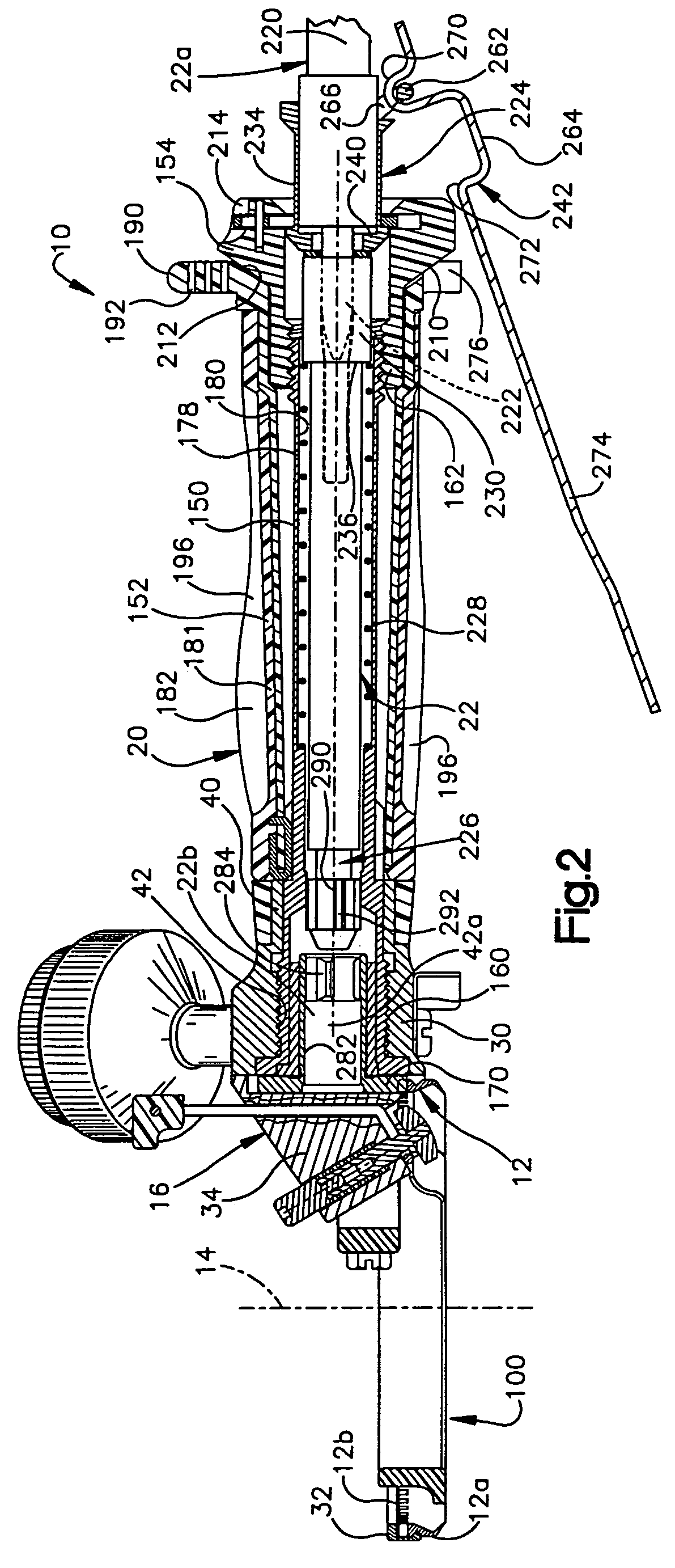 Power operated rotary knife