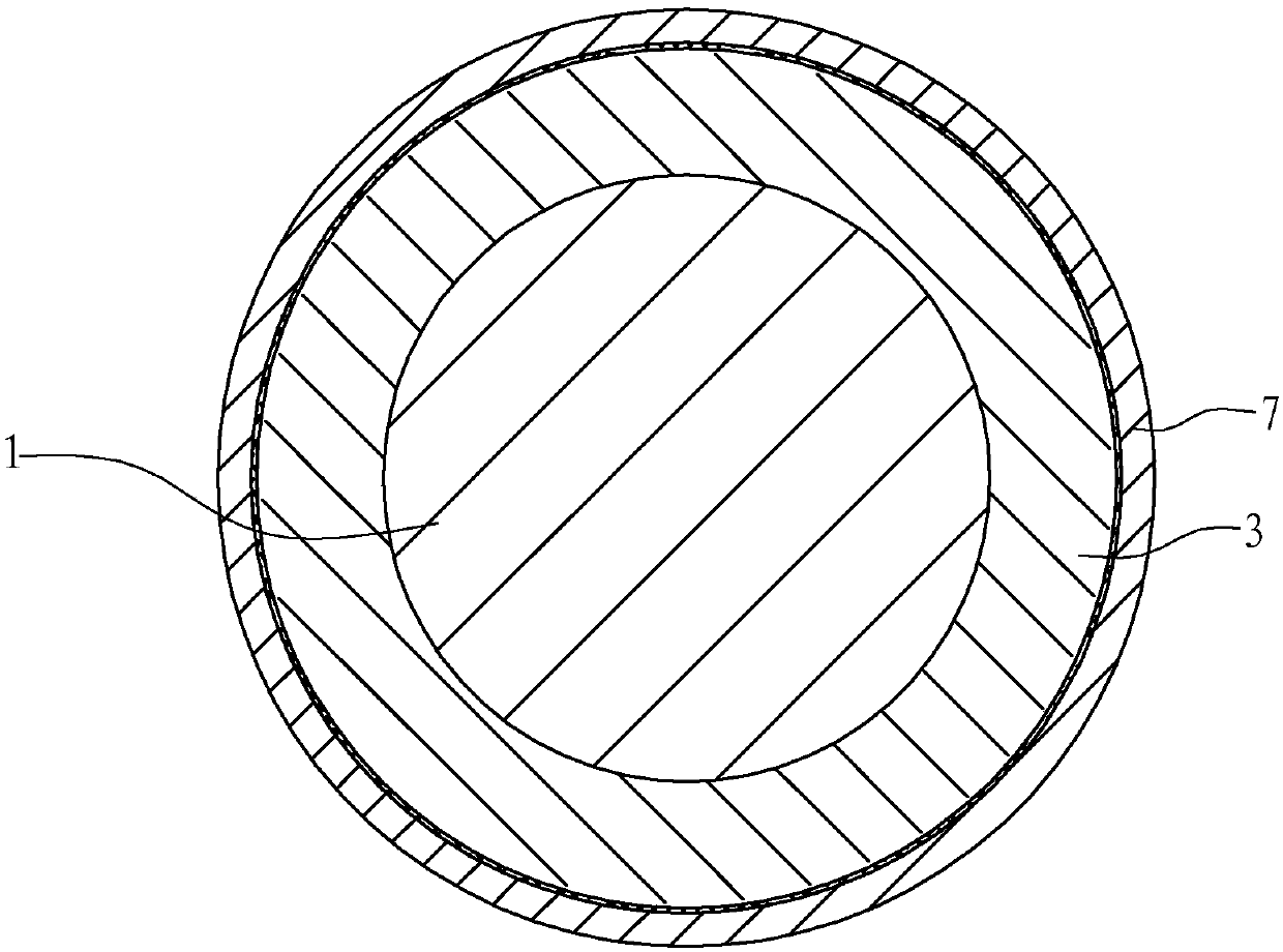 Electrode wire for unidirectional wire electric discharge machining and preparation method thereof