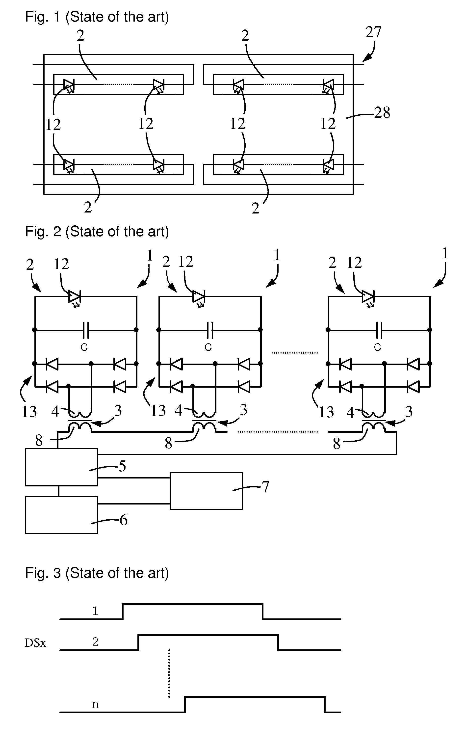 Control circuit for LED backlighting