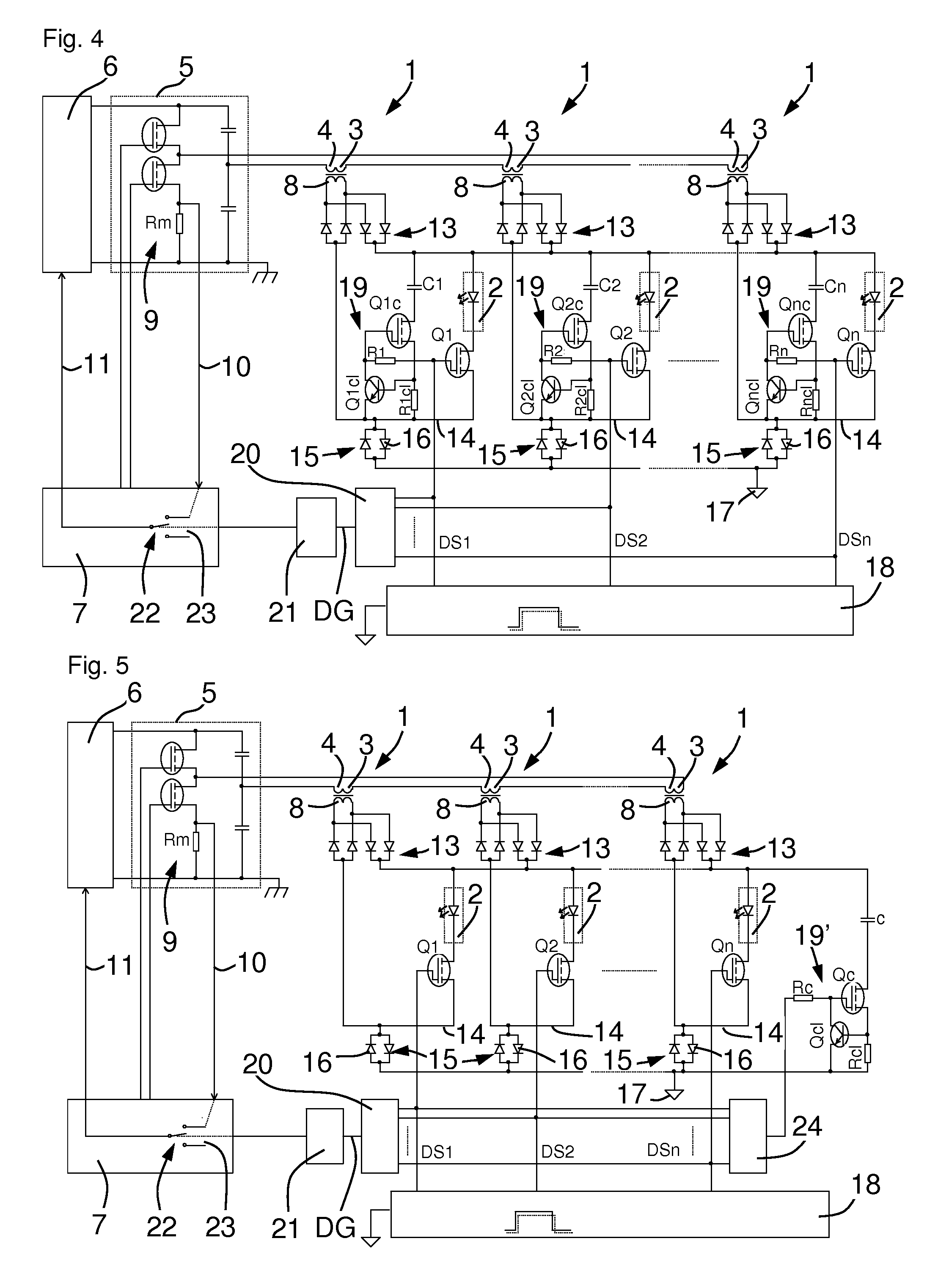 Control circuit for LED backlighting
