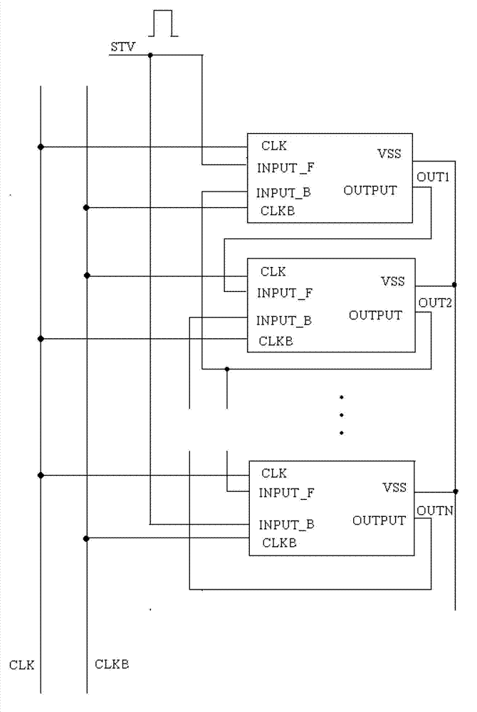 Grid electrode driving circuit, driving method and liquid crystal display device