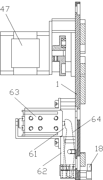 Bottom plate with controllable homing structure for computerized knitting-weaving machine