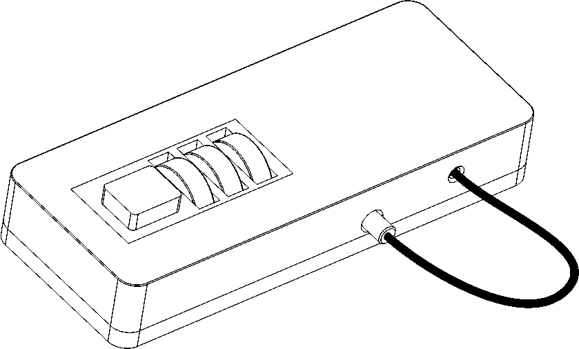 Draw-string coded lock