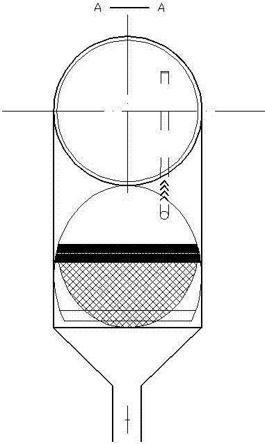 Measuring device for gas parameters of water-bearing coal seam by dynamic balance method