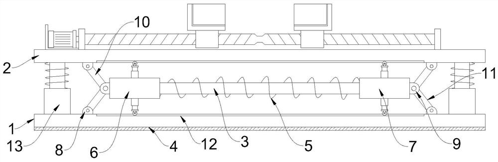 Dynamic damping device for electromechanical equipment and using method thereof