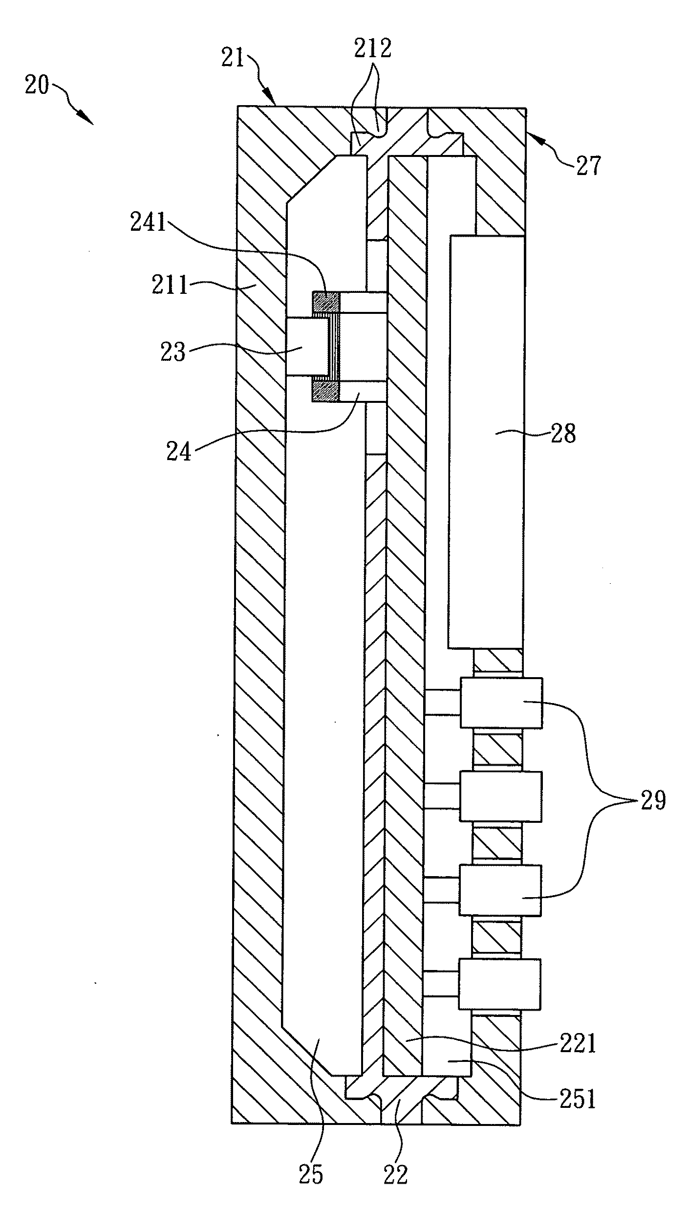 Device with dynamic magnet loudspeaker