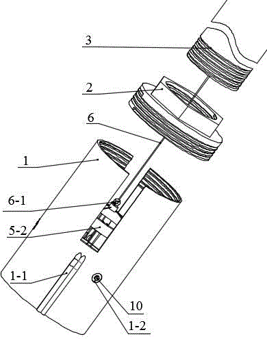 Small hole object grabbing device