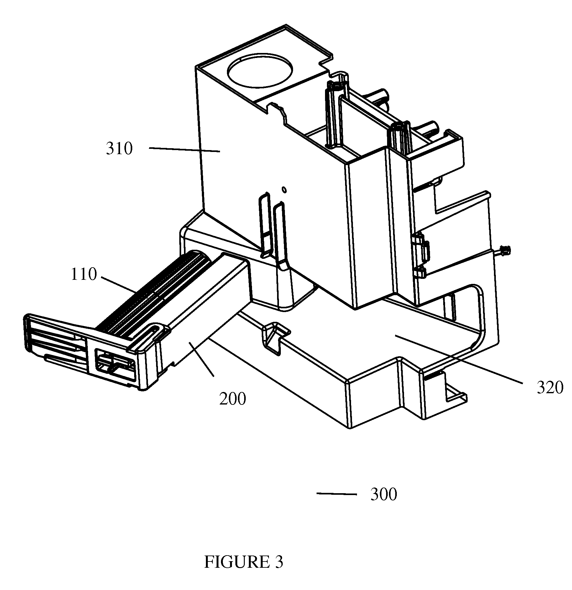 Transfer apparatus and the method of using the same in a food preparation appliance