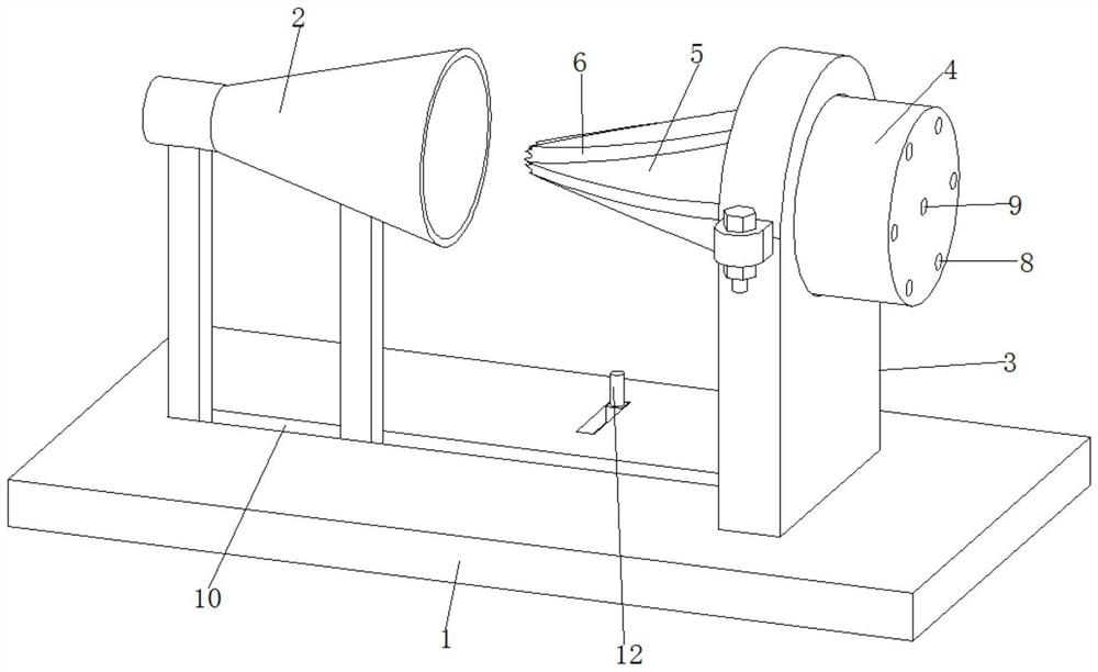 Clamp for untwisting steel wire rope