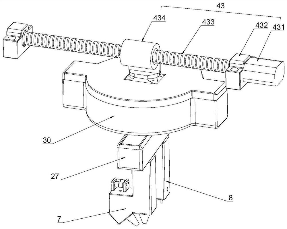 Multi-station near-net forming method and device for axis-variable rotary body