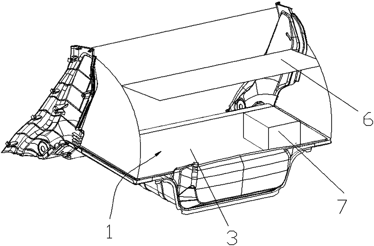 Car trunk structure and car