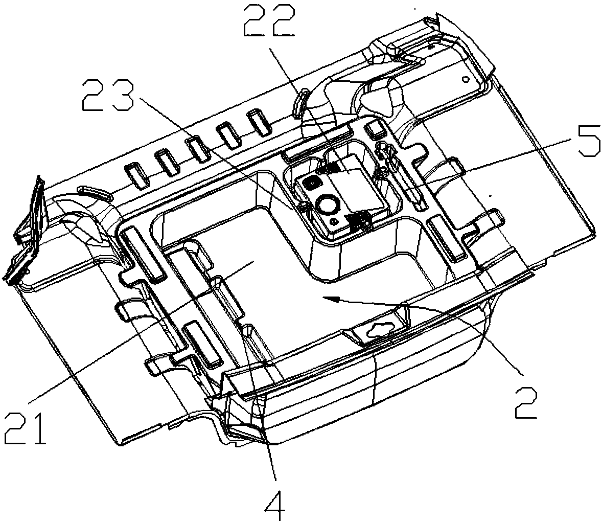 Car trunk structure and car