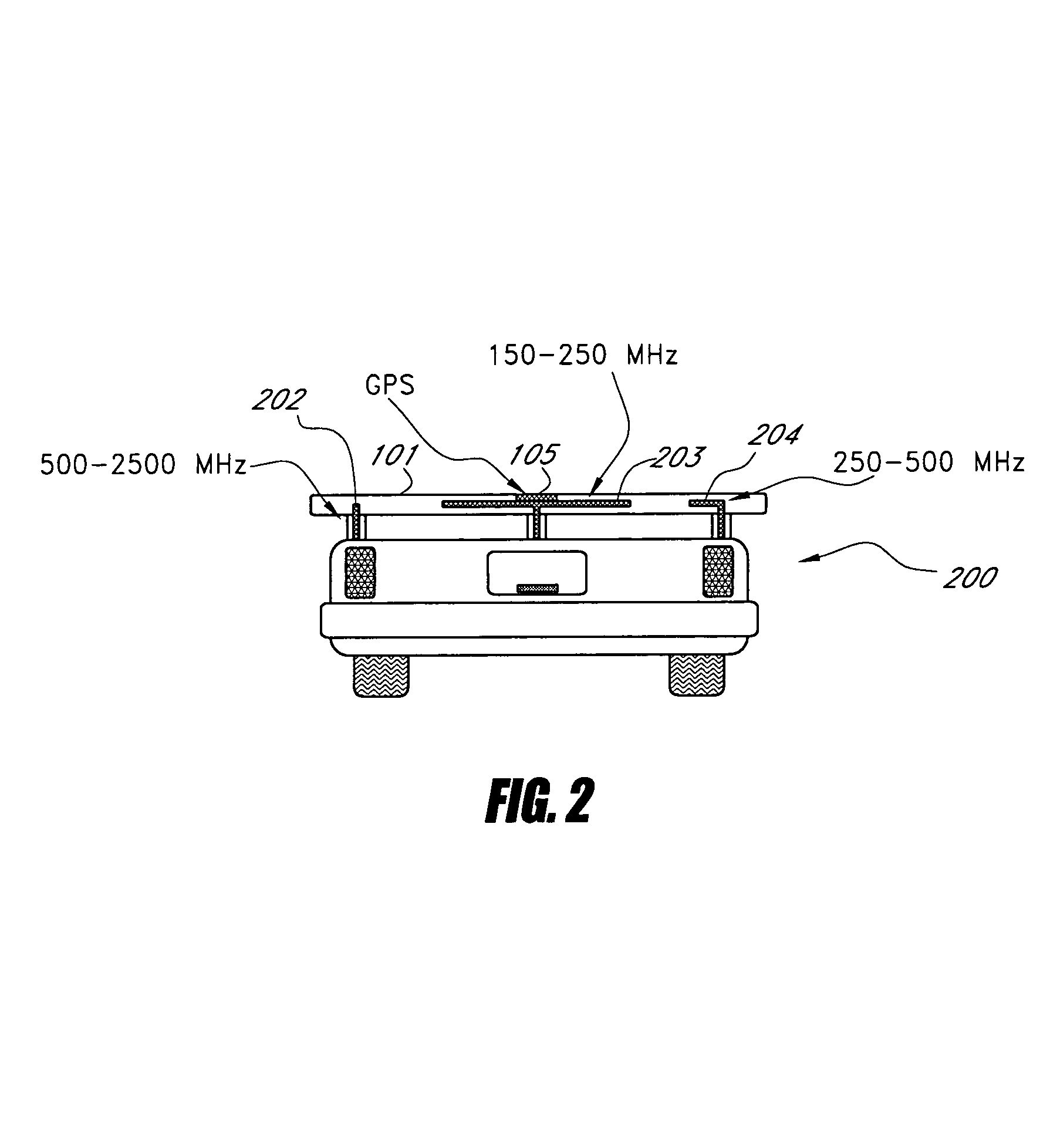 System and method for integrating antennas into a vehicle rear-deck spoiler