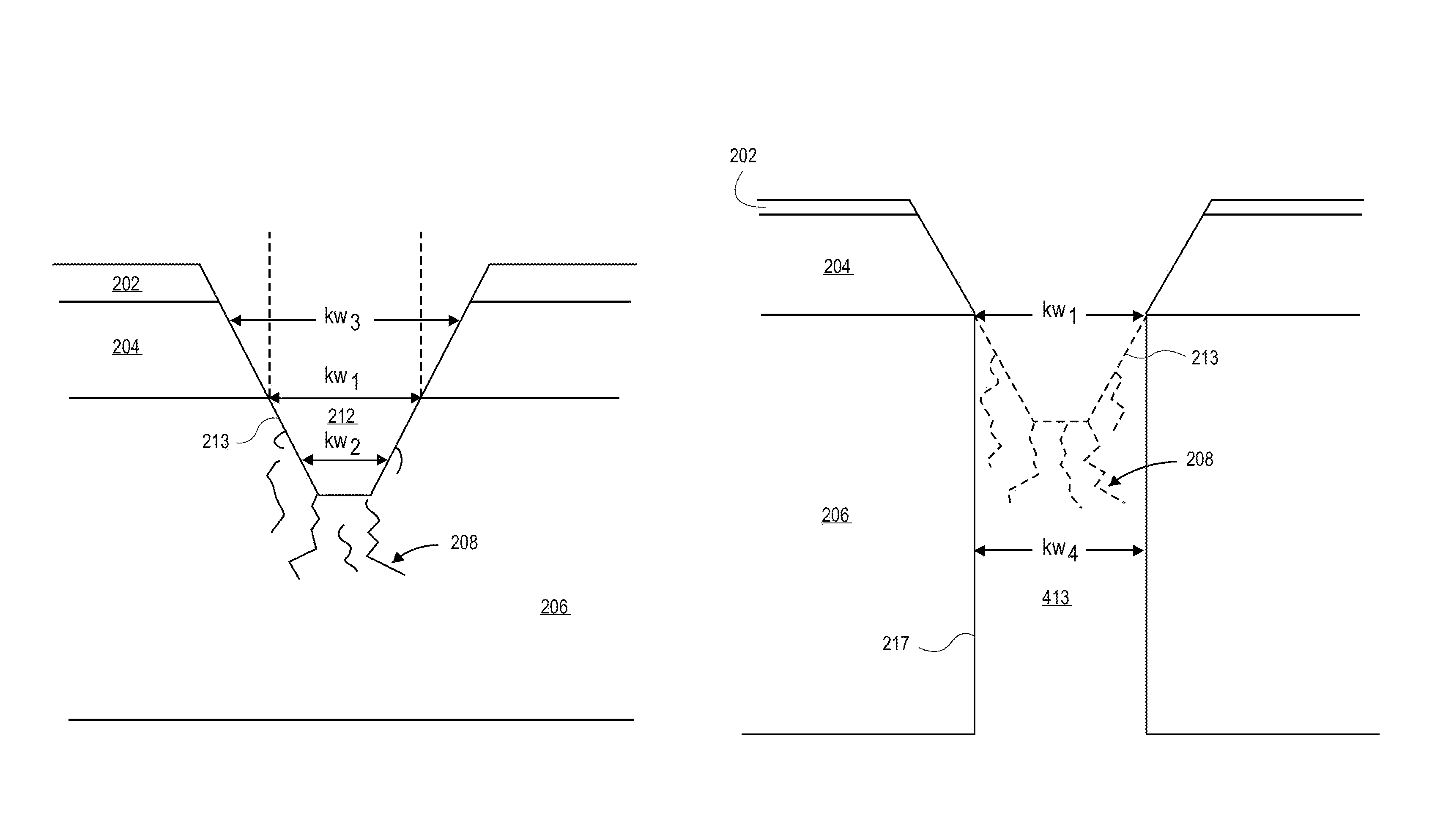 Damage isolation by shaped beam delivery in laser scribing process