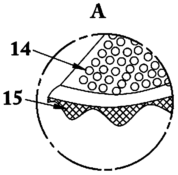 Wet-type air purifying device and air purifying method