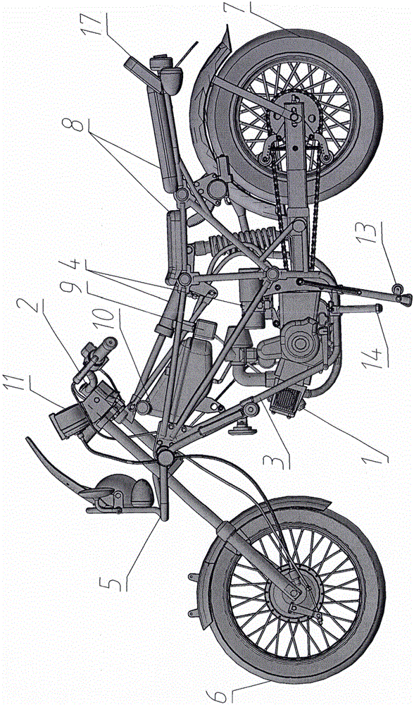 Deformation motorcycle