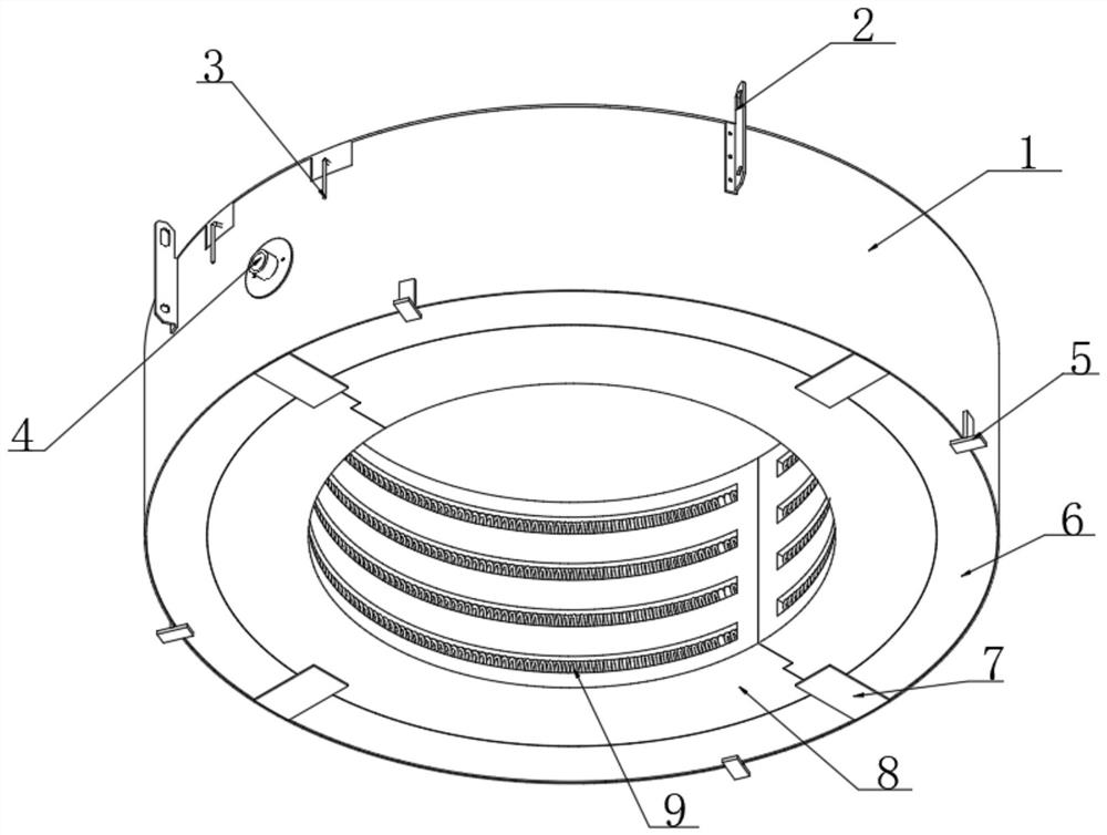 Heating wire assembly for CVD coating equipment heating cover