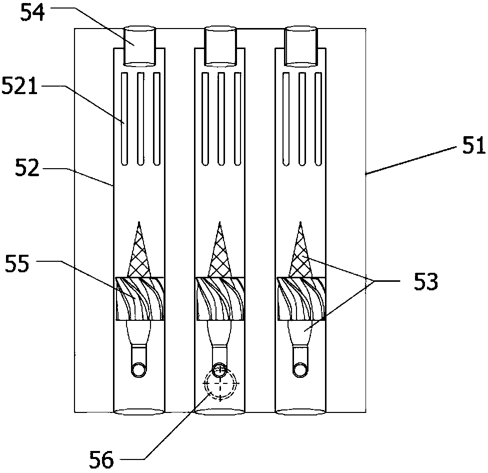 Spiral gas-liquid separation apparatus