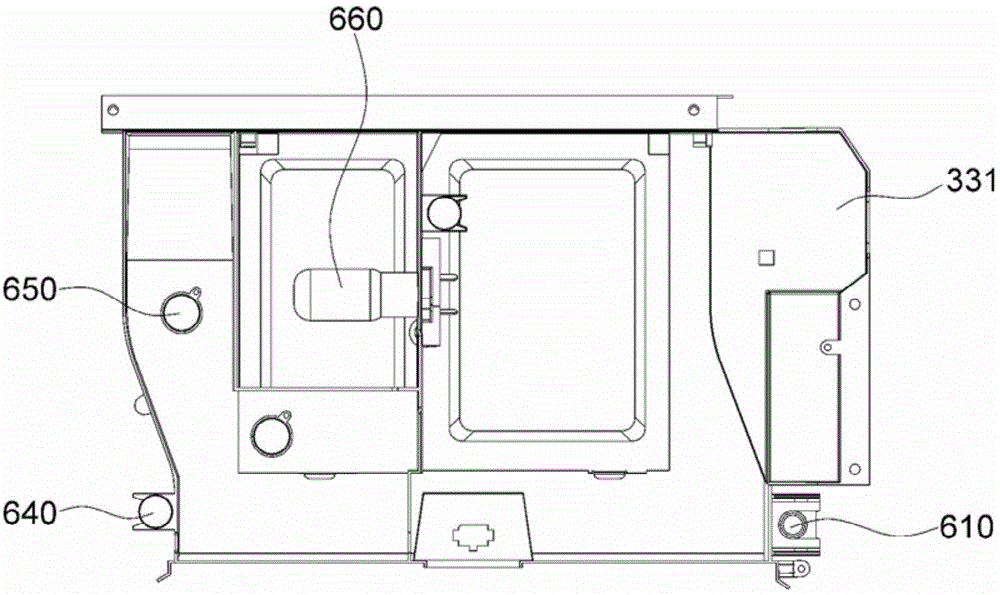 Over-the-range microwave oven with an integrated duct