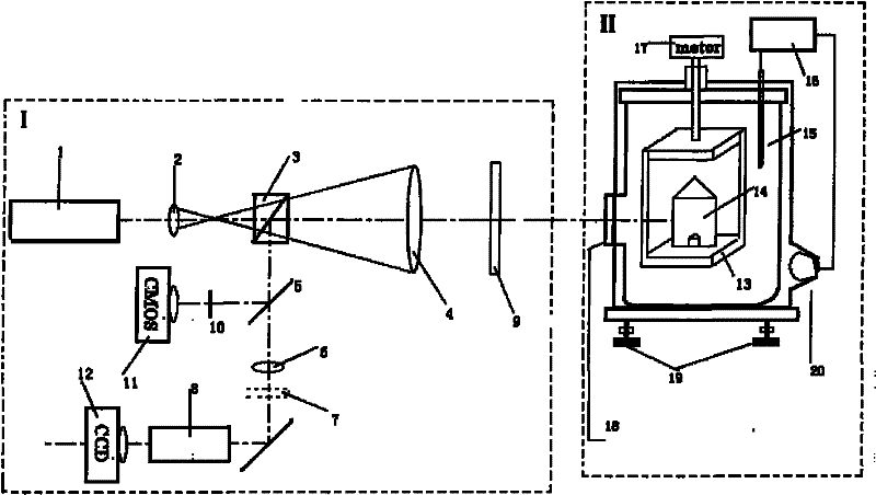 Real-time observation method of crystal growing surface microstructure