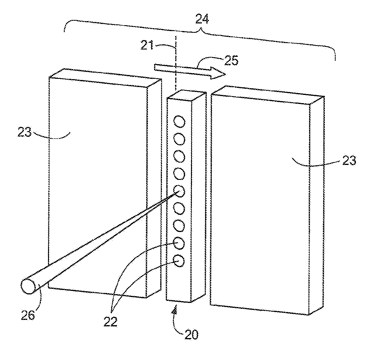 X-ray Imaging of Baggage and Personnel Using Arrays of Discrete Sources and Multiple Collimated Beams