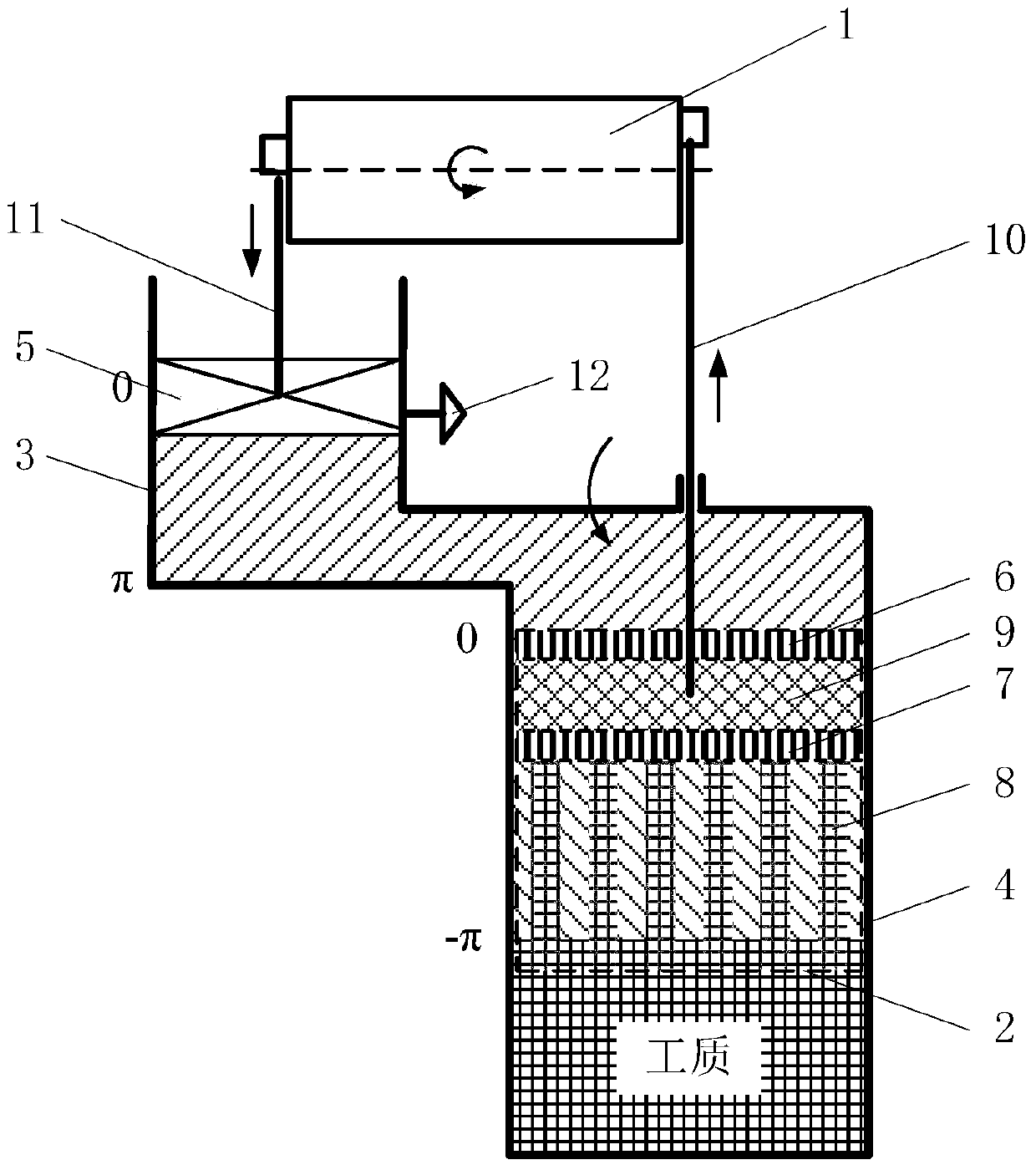 A kind of Stirling thermoelectric power generation mechanism