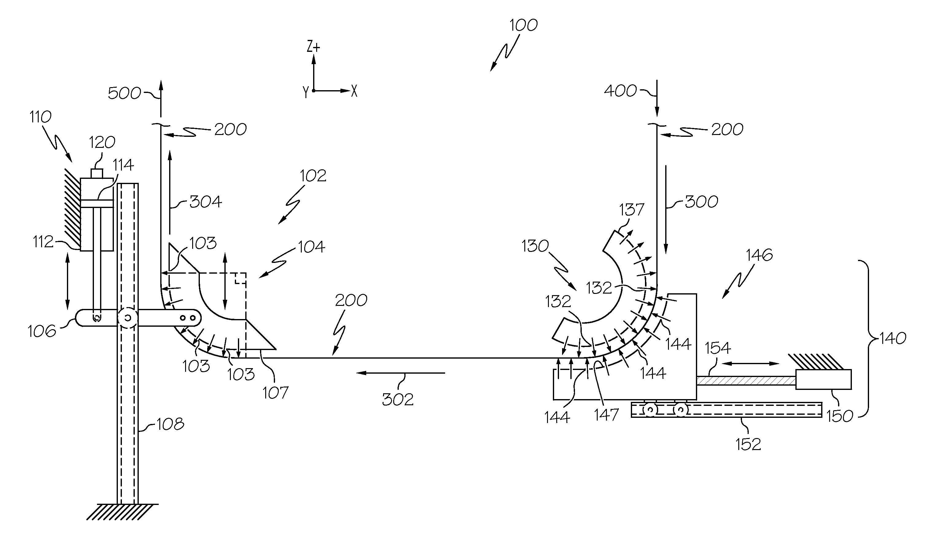 Non-contact dancer mechanisms, web isolation apparatuses and methods for using the same