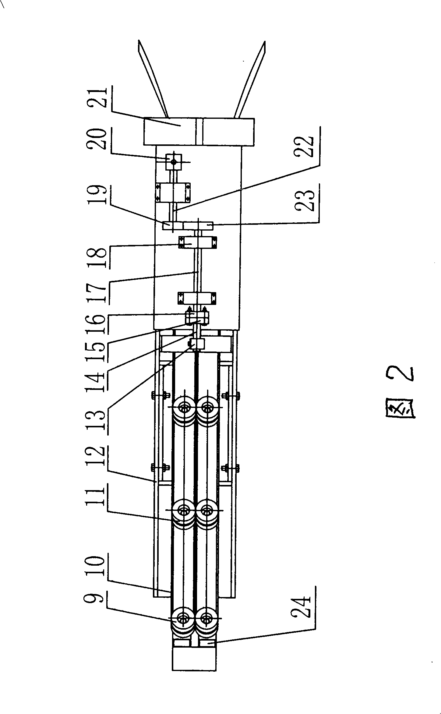 Long-rhizome Chinese medicinal herb harvester