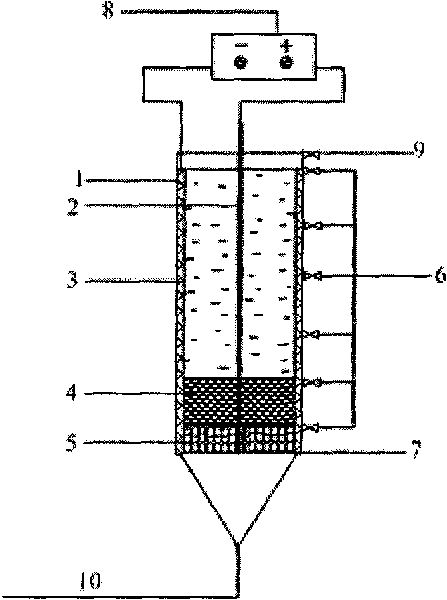 Solidoid heterotrophy and electrochemical autotrophy integrated denitrification reactor for removing nitrate out of water