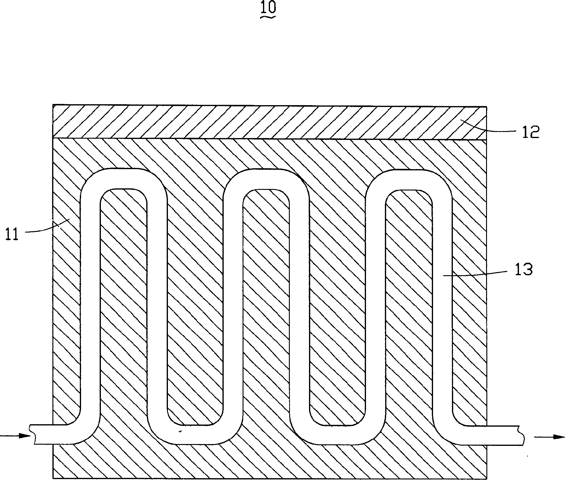 Mould kernal of moulded glass lens