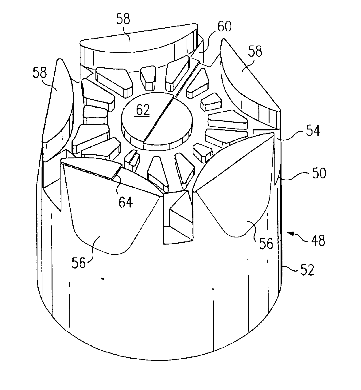 Low-contact area cutting element