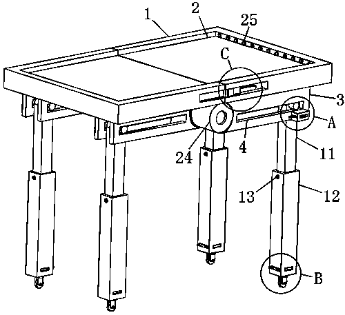 Portable and foldable small display table