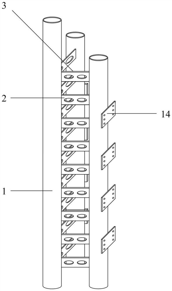 Frame system with prefabricated concrete-filled steel tube composite special-shaped columns and energy-dissipating steel plate walls