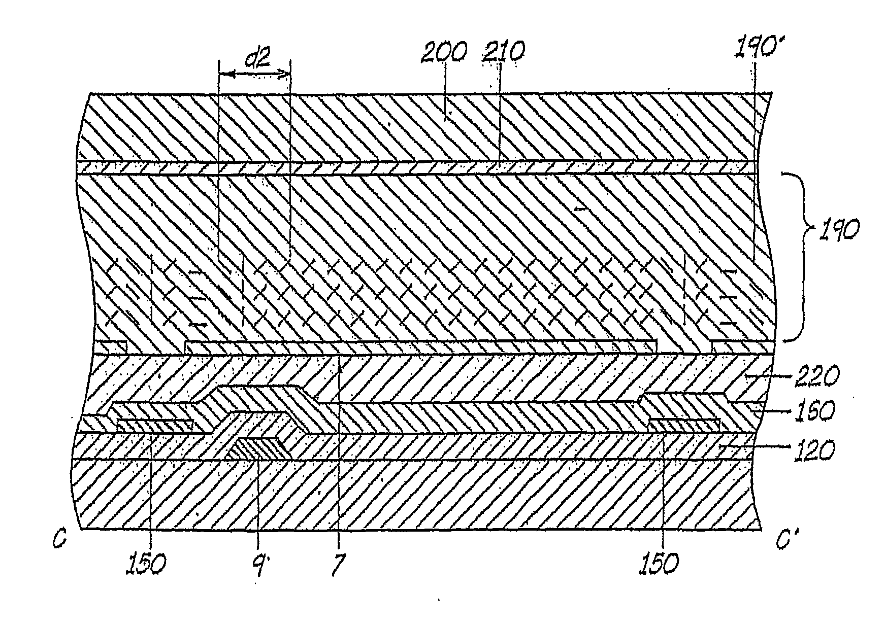 Liquid crystal display device having light blocking line disposed on same layer as gate line