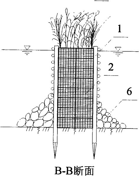 Method for ecologically improving water quality of water delivery type lake