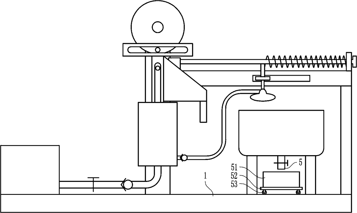 Oil-injection rust-preventing device for mechanical parts