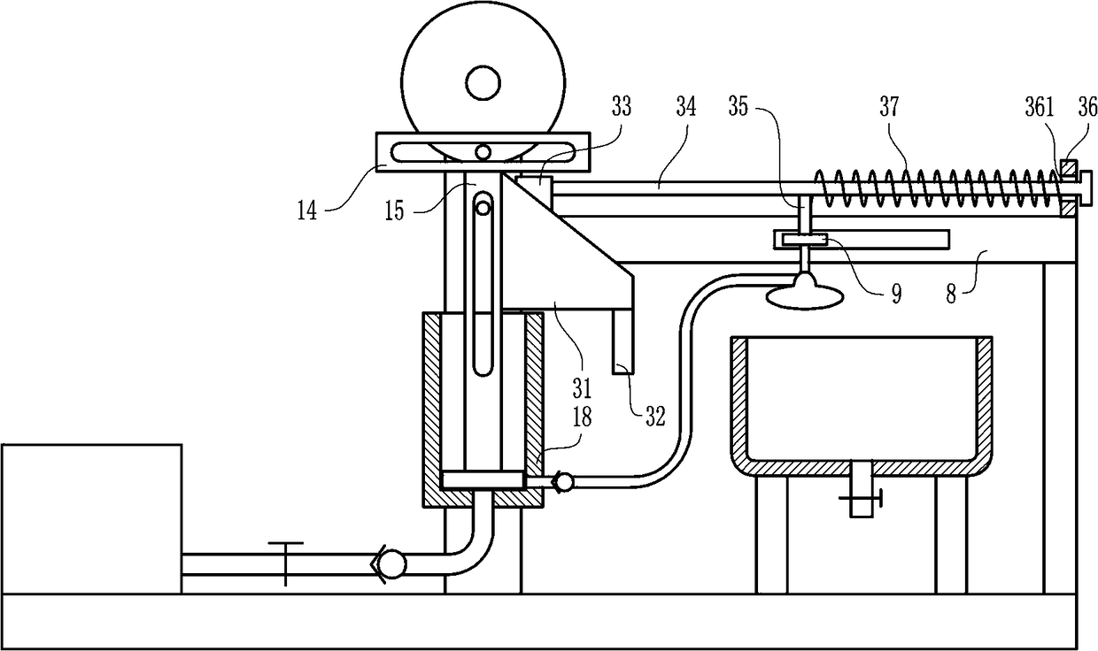 Oil-injection rust-preventing device for mechanical parts