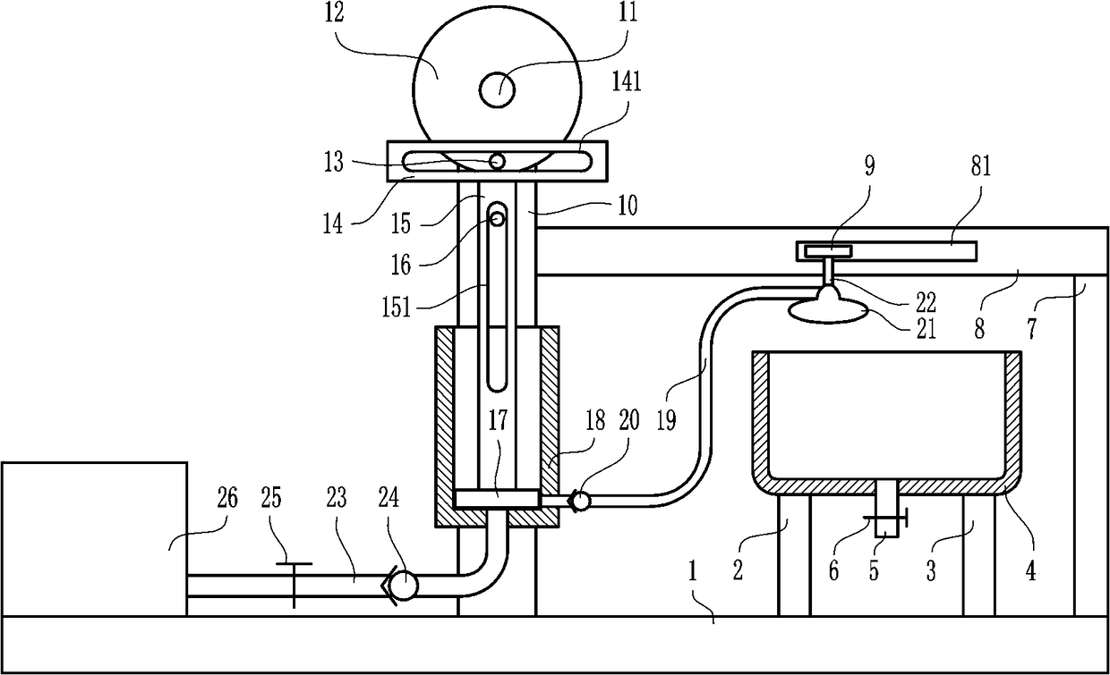 Oil-injection rust-preventing device for mechanical parts