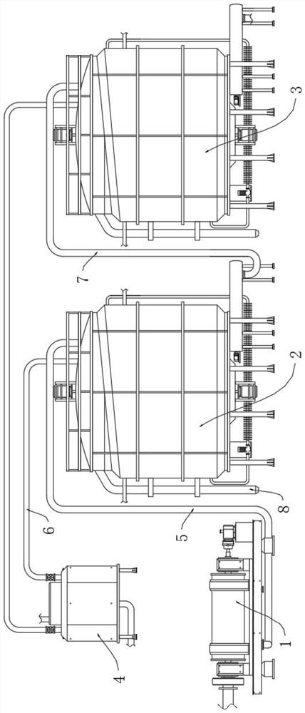 Sludge treatment device with deodorization function and method thereof