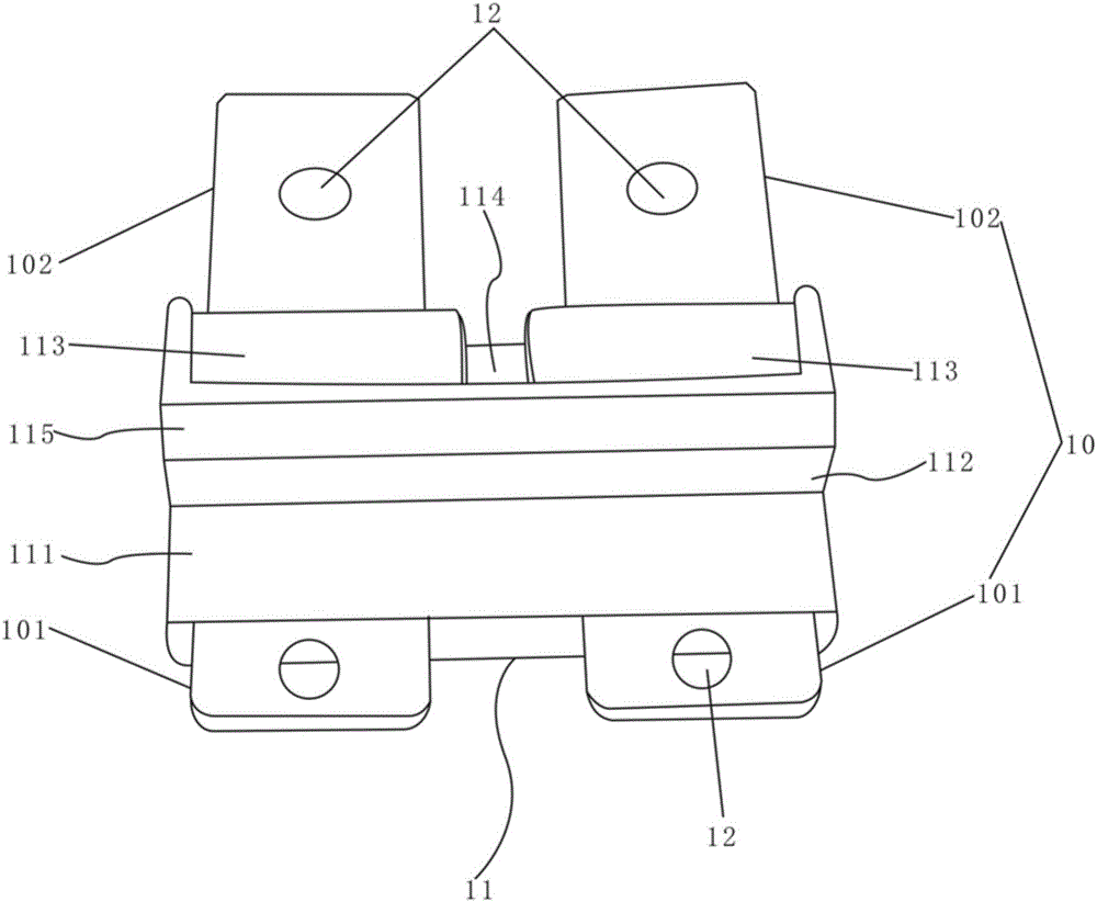 Connector structure used in highly integrated flip-chip cob light sources