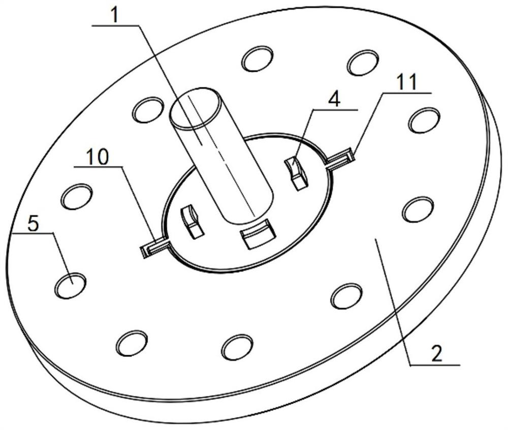 Rotor stator positioning device and its positioning method