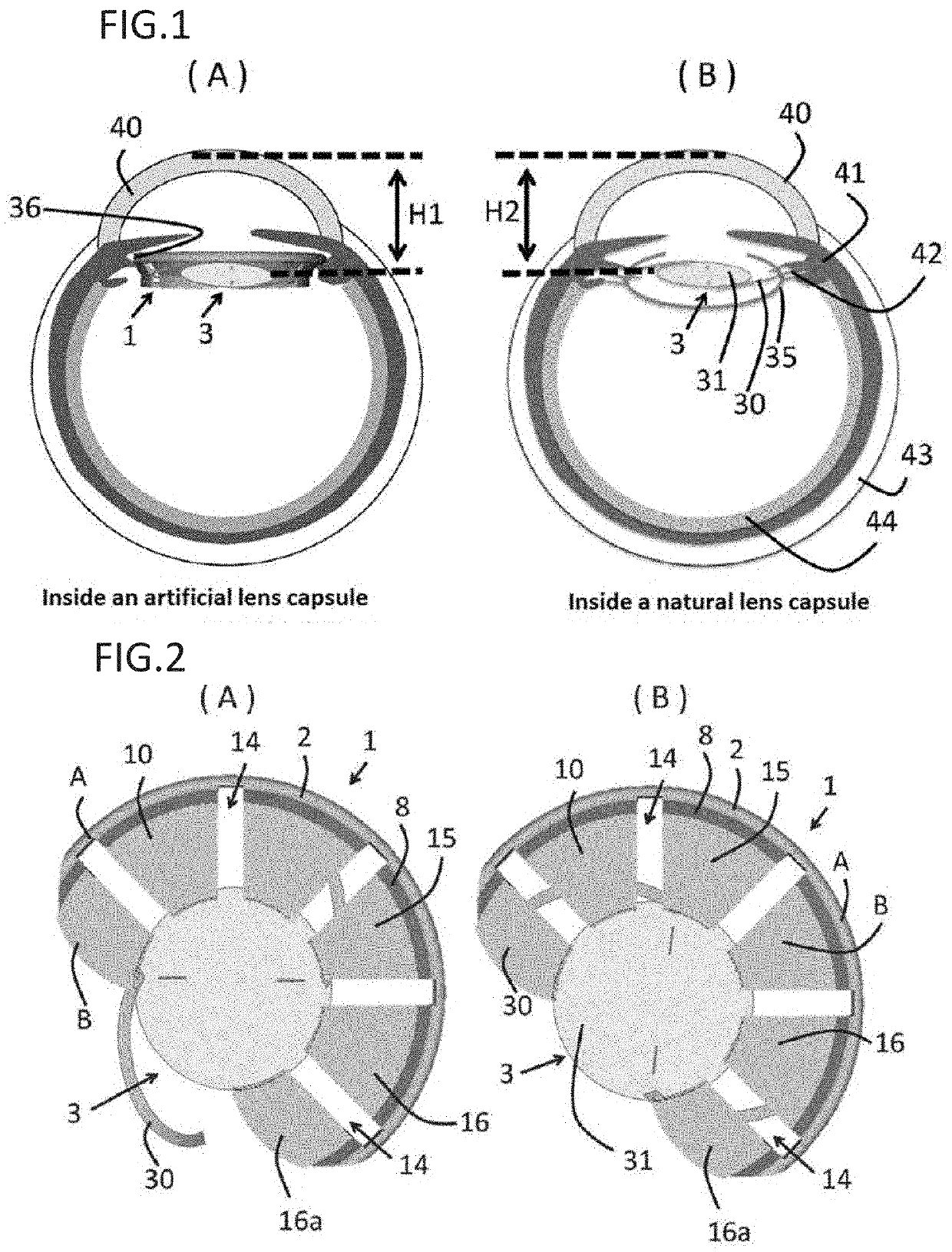 Artificial lens capsule