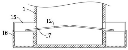 Iron filings distributing device for fastener processing