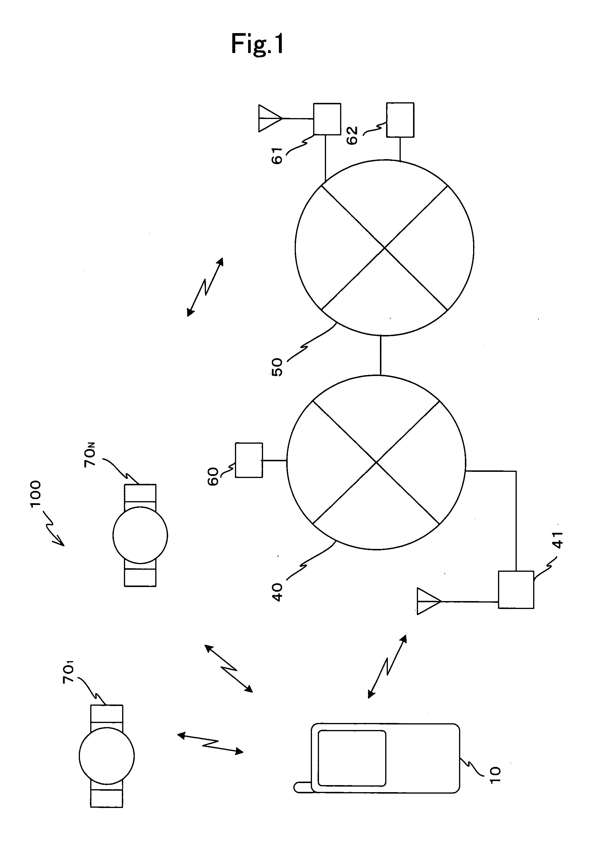 Position measuring method and mobile communication terminal