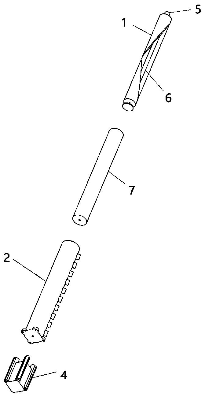 Gas distribution structure, burner and gas water heater