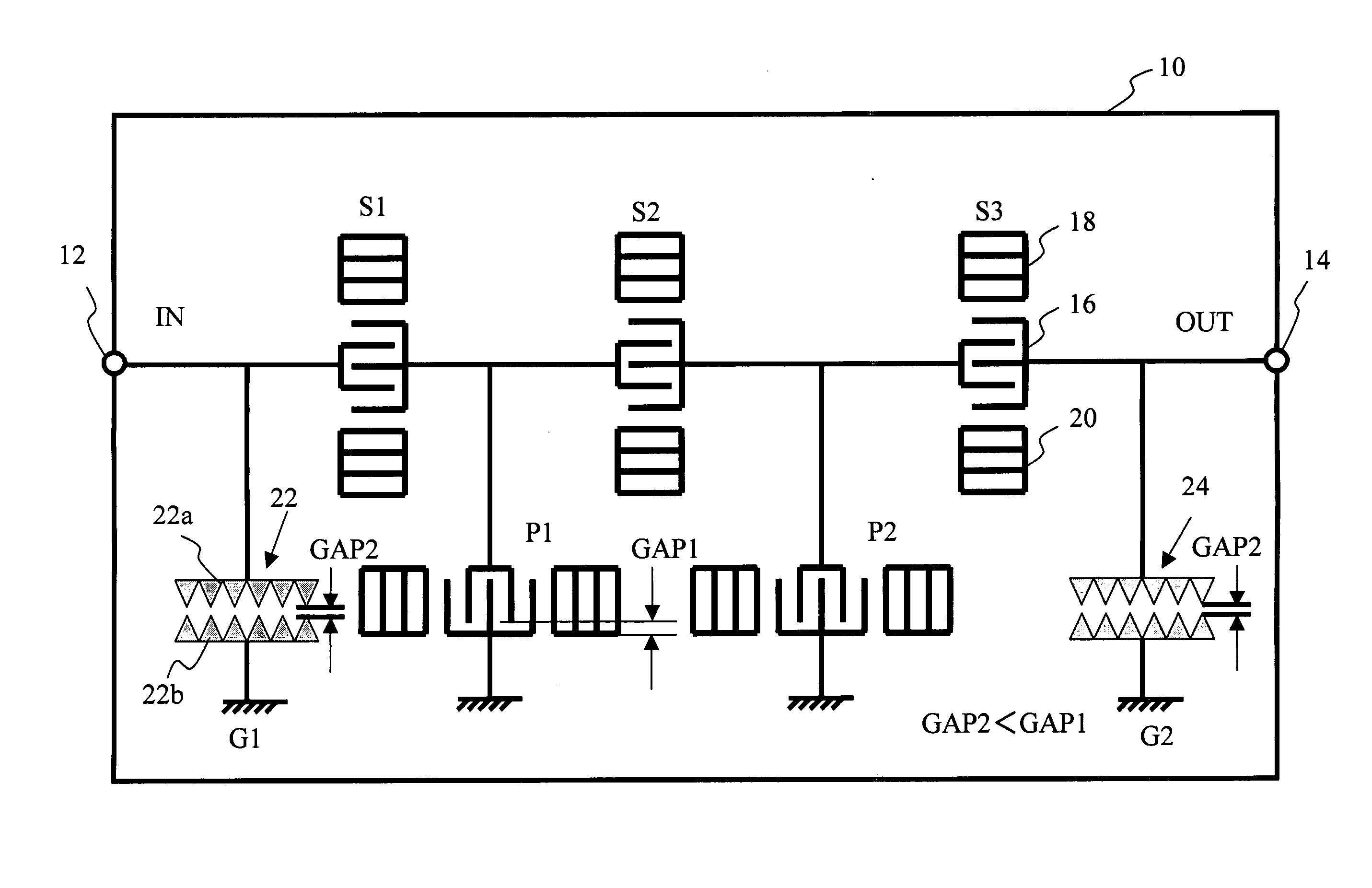 Surface acoustic wave filter