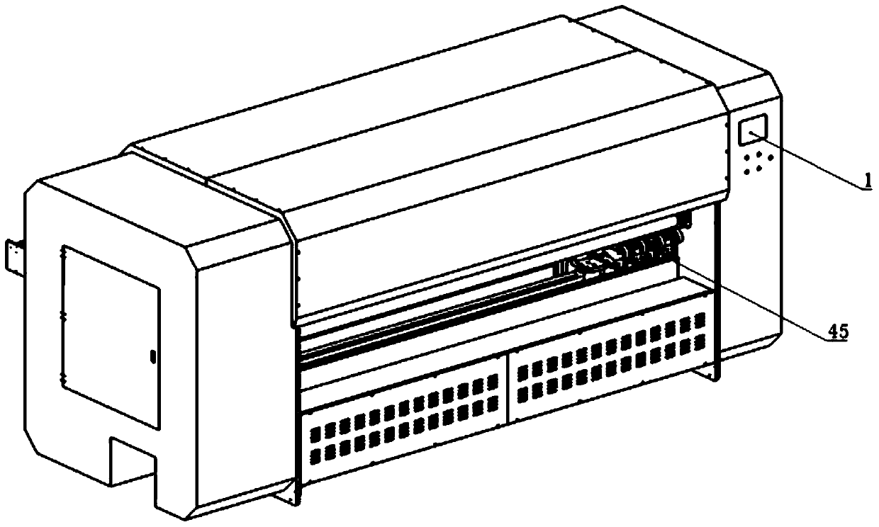 A corrugated cardboard slotting machine