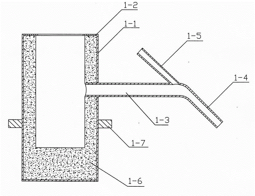 Baking device and method for integral water gap of continuous casting tundish