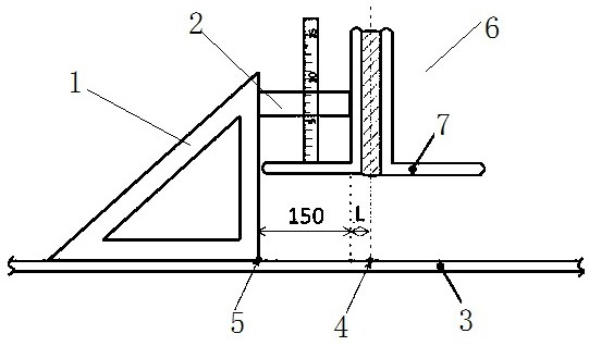 Method for improving installation precision of guide rails on bulkhead plate of transverse bulkhead